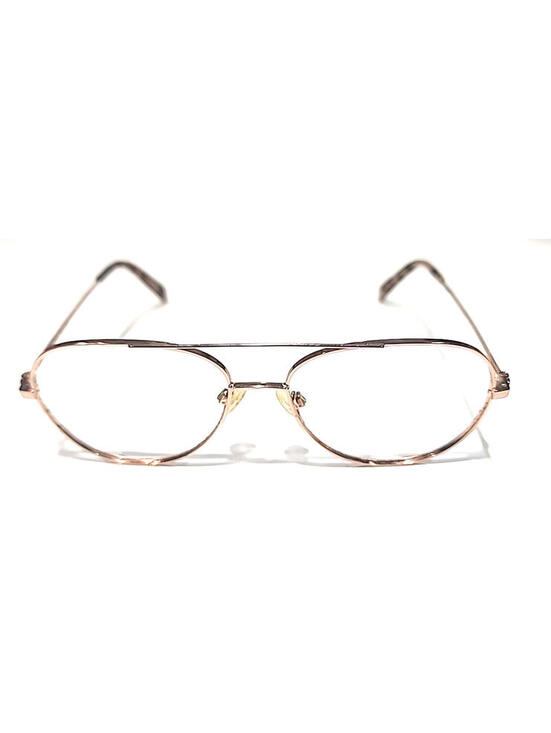 Warby Parker York 2233 Rose Gold Aviator Eyeglasses Sunglasses Frame 53-15 145 main image 6